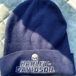 Harley-Davidson Navy Skull Beanie